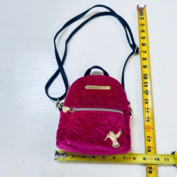 Betsey Johnson Pink Hummingbird Logo Backpack for Women - Picture 4 of 8